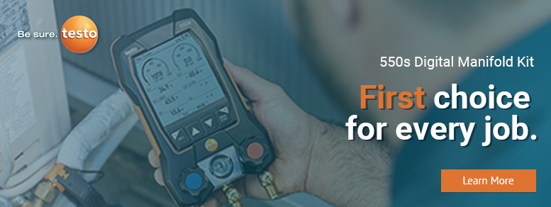 Testo 550s kit Digital Manifold Kit